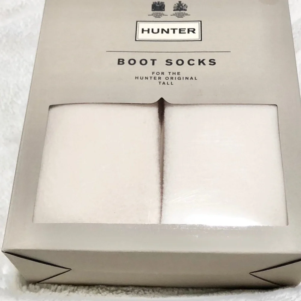 NWT Hunter Original Tall Boot Fleece Socks - Picture 4 of 5